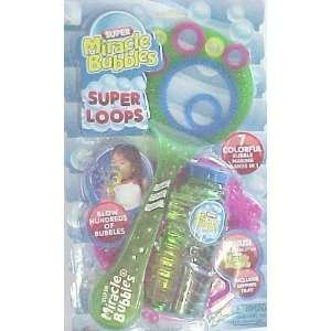  Super Miracle Bubbles Super Loops Bubble Set: Toys & Games