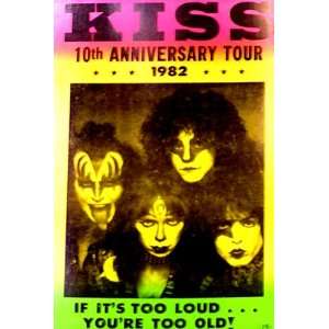  KISS 1982 10th Anniversary Tour Poster Replica: Everything 