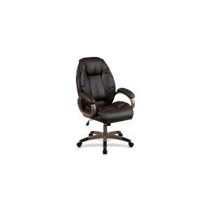    Office Star Top Grain High back Executive Chair: Office Products