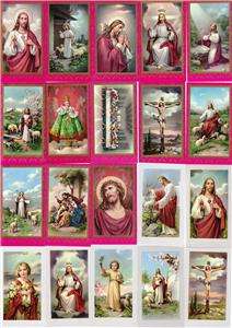   DIFFERENT CATHOLIC JESUS CHRIST HOLY CARDS COLLECTION ITALY new Nr.7