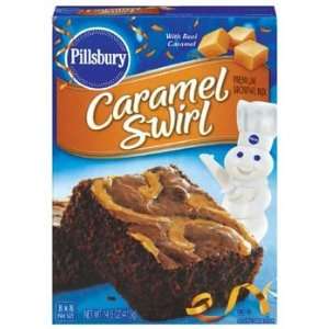 Pillsbury Caramel Swirl Premium Brownie Mix 14.6 oz  