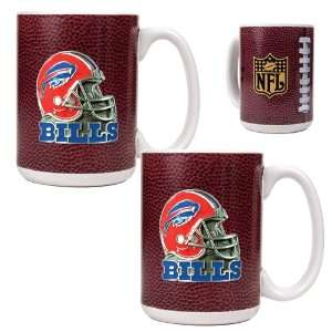  Buffalo Bills Game Ball Ceramic Coffee Mug Set Kitchen 