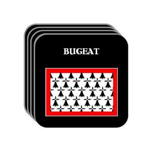  Limousin   BUGEAT Set of 4 Mini Mousepad Coasters 