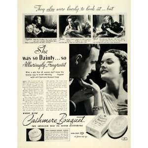  1936 Ad Cashmere Bouquet Soap Pricing Sylvia Gail Joan 