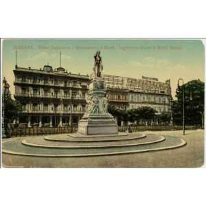  Reprint Hotel Inglaterra y Monumento a Marti, Habana 