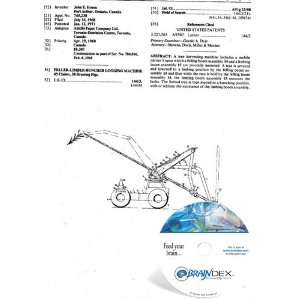   Patent CD for FELLER LIMBER BUNCHER LOGGING MACHINE: Everything Else