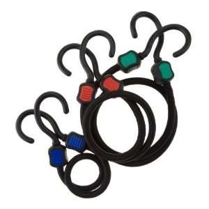   Sports Highland Triple Strength Bungee Cords 5 Pack: Sports & Outdoors