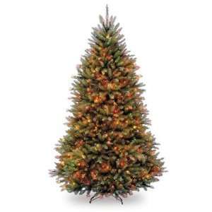  Dunhill Fir Tree with 650 Multicolor Lights   6.5 Foot 