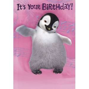  Greeting Card Birthday Happy Feet Its Your Birthday 