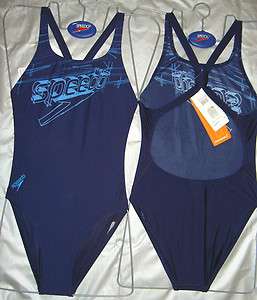 SPEEDO SWIMWEAR FEMALE ENDURANCE BLUE HERO POWERBACK ONE PIECE  