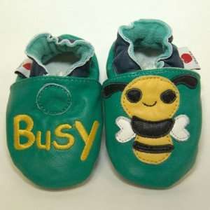  Apple Cheeks Busy Bee Green Baby Shoes Baby