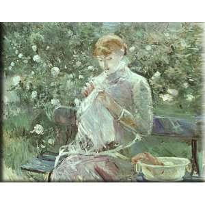   Garden 16x13 Streched Canvas Art by Morisot, Berthe: Home & Kitchen