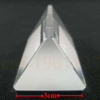   this kind of optical glass prism can reflects seven color sunlight
