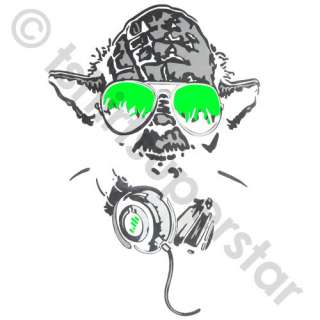 NEW Funny DJ Yoda Starwars T Shirt / Cotton Tshirt  