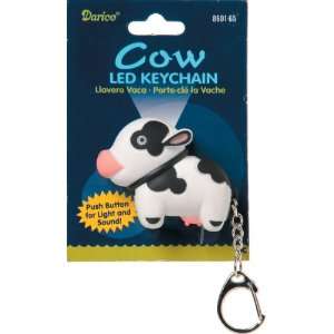  Novelty Led Keychain 1/Pkg Cow: Arts, Crafts & Sewing