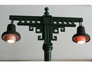 LGB Double Arm Station/Railway/Street light with twin lamps 