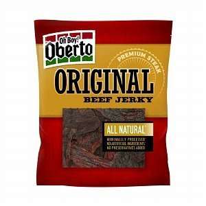 Oh Boy! Oberto All Natural Beef Jerky, Original, 3.25 oz:  
