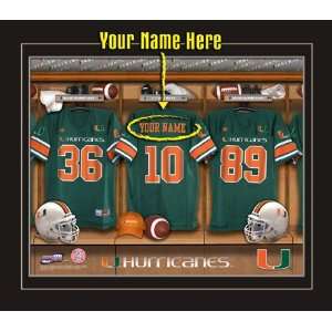   Customized Locker Room 12x15 Matted Photograph: Sports & Outdoors