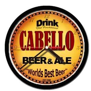  CABELLO beer and ale cerveza wall clock: Everything Else