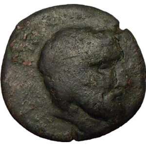   3CentBC Authentic Ancient Greek Coin HORSE Poseidon God of Sea