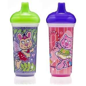 Munchkin Two Active Animals Spill Proof Cups, 9 Ounce, Colors May Vary
