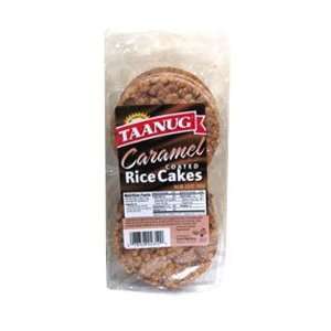 Taanug Kosher Caramel Coated Rice Cakes 6 Cake  Grocery 