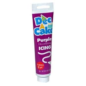 Dec A Cake Purple Icing, 6 Count Grocery & Gourmet Food