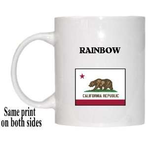    US State Flag   RAINBOW, California (CA) Mug 