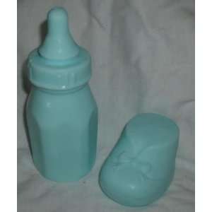 Handmade Blue Baby Bottle and Bootie Soap Set: Everything 