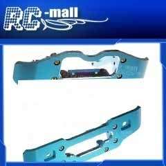 Alloy Front + Rear bumper blue for HPI Savage 25 X XL  