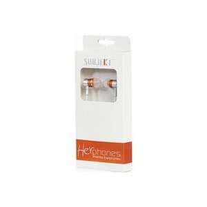  SUBJEKT HerPhones Petite Earphones (Orange): Electronics