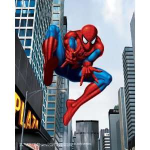  Spider Man Over the City Streets , 8 x 10 Poster Print 