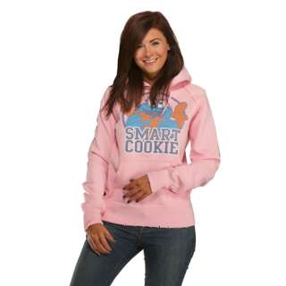 Sesame Street Womens Smart Cookie Monster Hoodie (Pink) *NEW*  
