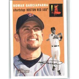  2003 Topps Heritage #100B Nomar Garciaparra Old Logo SP 