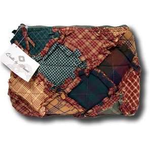  Donna Sharp Quilts Quilted Campfire Large Cosmetic Make up 
