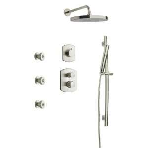  LaToscana SHOWER7NOPW Novello Shower System 7   Brushed 