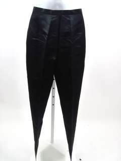 GEMMA KAHNG Black SIlk Stovetop Pants Sz 4  