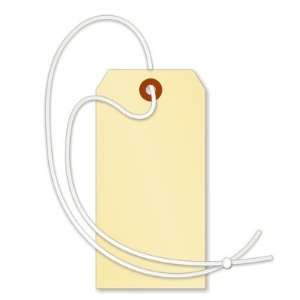 Manila 10 point Cardstock Tags (with looped strings) Manila 