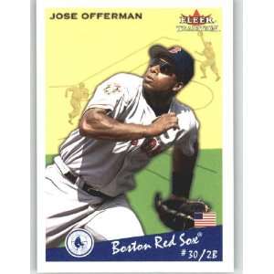  2002 Fleer Tradition #289 Jose Offerman   Boston Red Sox 