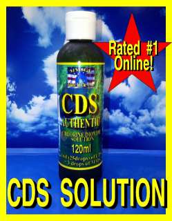 MMSGLs Chlorine Dioxide Solution: CDS Tasteless Miracle Mineral 