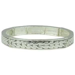  Willow Stretchable Silver Bracelet: Jewelry