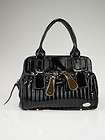 Chloe Black Quilted Patent Leather Bay Bag