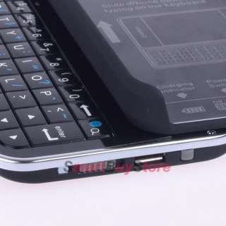   Bluetooth Keyboard+Hardsh​ell Case for Iphone 4 BLACK WIRELESS 4G q