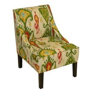   Furniture 72 1KHANDAHARJEWEL Swoop Arm Accent Chair: Home & Kitchen