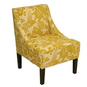  Maize Canary Swoop Arm Chair: Home & Kitchen