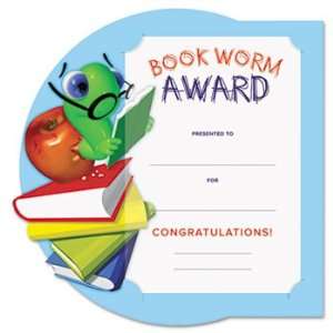  Motivations Bookworm Certificate Award Kit and Holder, 8.5 