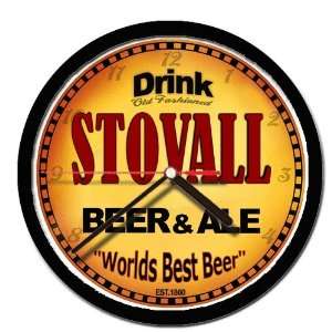  STOVALL beer and ale cerveza wall clock: Everything Else