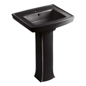 Kohler K 2359 1 7 Archer Pedestal Lavatory with Single Hole Faucet 