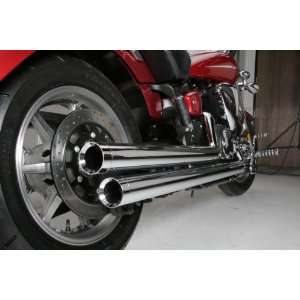 Jardine Rumbler Chrome 2:2 Full Exhaust Pipe Muffler Yamaha C STR 1300 