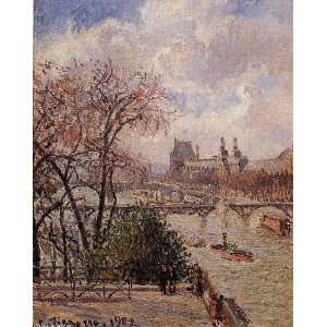  Reproduction   Camille Pissarro   32 x 40 inches   The Louvre, Gray 